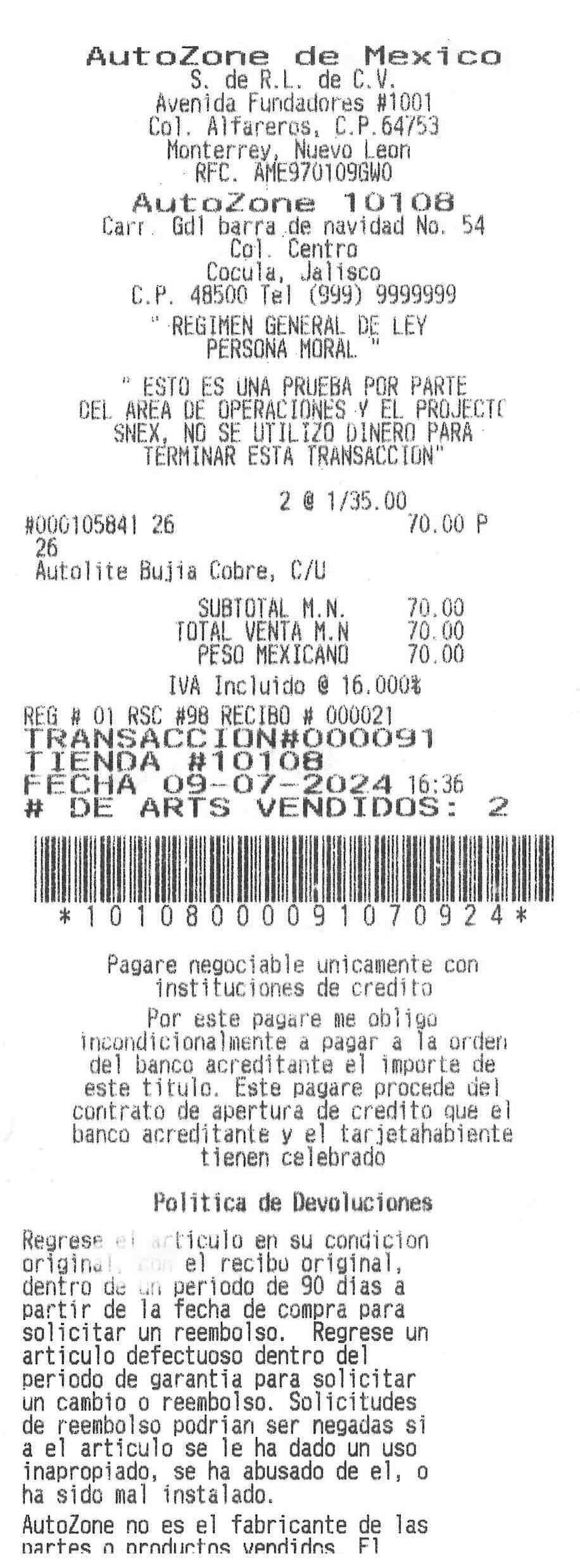 Ticket - Cliente final